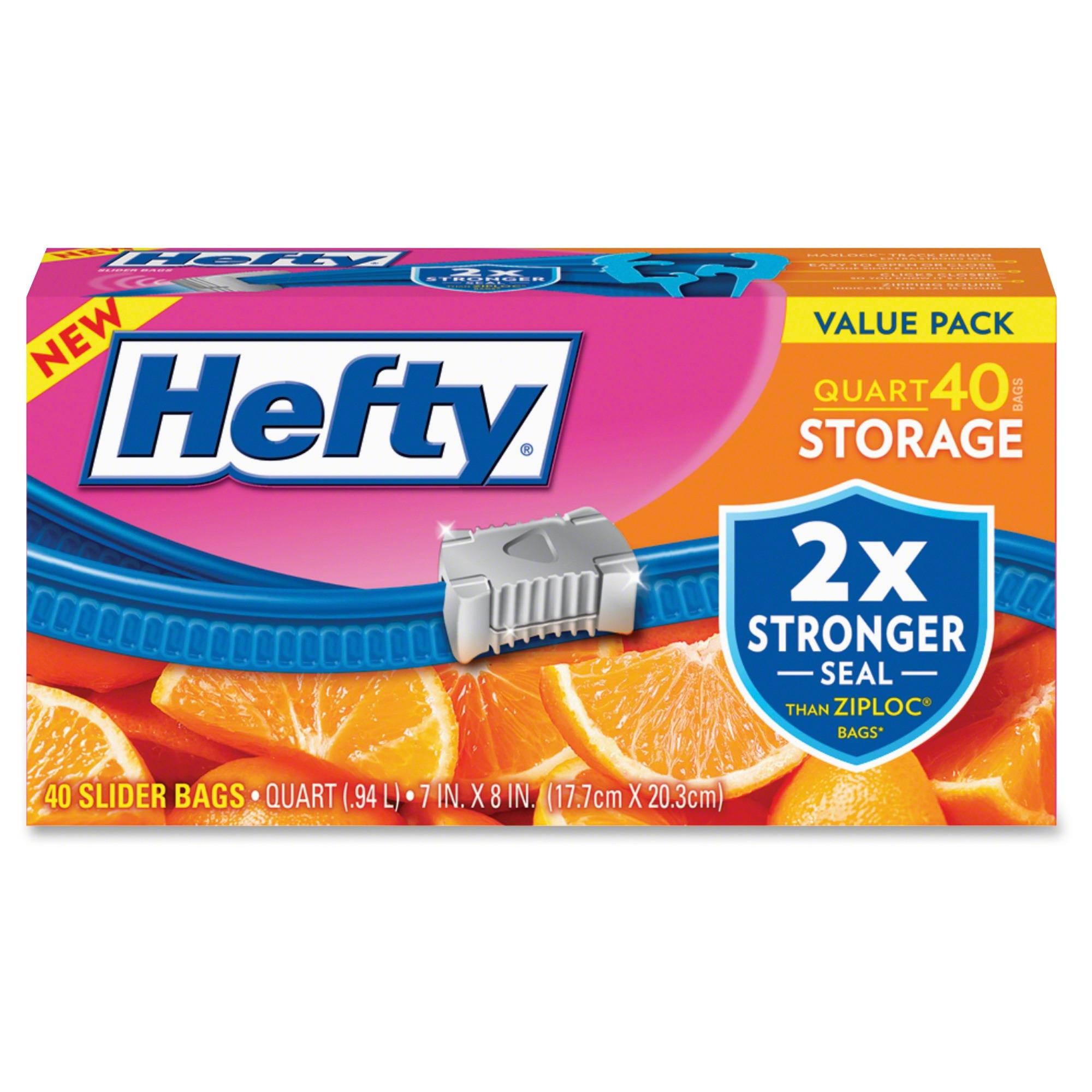 Pactiv Corp. Hefty Slider Storage Bags