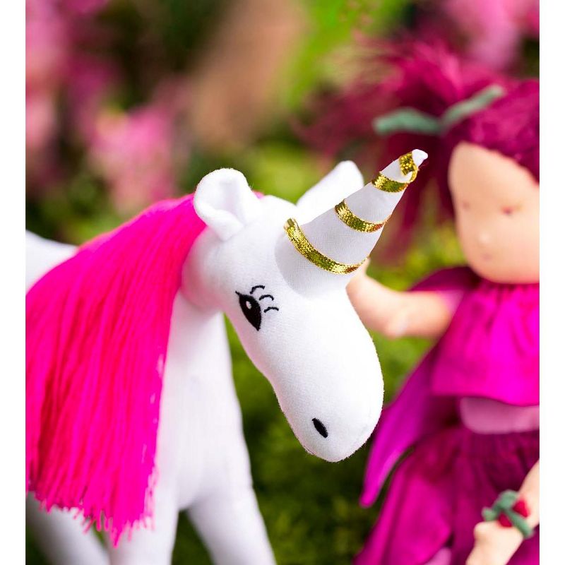 Magic Cabin - Felt Fairy Unicorn Plush Stuffed Animal for Kids Imaginative Play