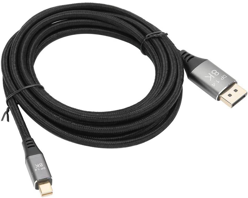 Mini DP to DP Cable Adapter Cable Mini DPto DP Cable Small Size Sturdy Adapter Cable Lightweight Mini DP to DP Cable Wire for Computers for PC