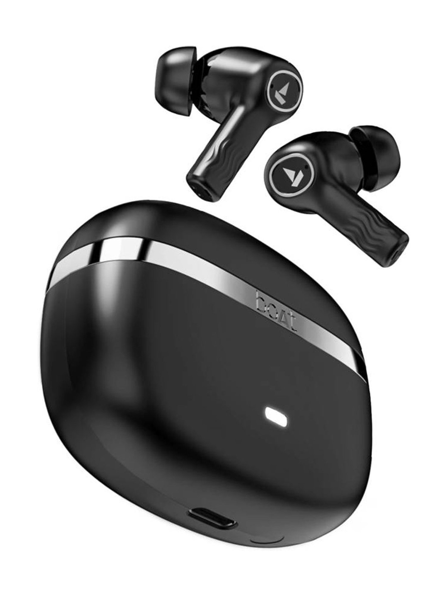 Boat Nirvana Ion In Ear Bluetooth Earbuds with Enx Technology (Charcoal Black, True Wireless)
