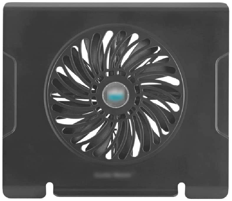 Silent Notebook Radiator Plastic Notebook Cooling Pad Cooling Bracket Suitable for Notebooks Within 15.4 Inches (Black)