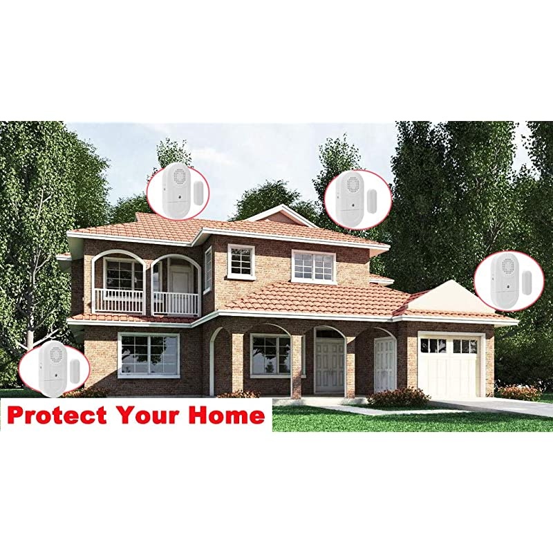 Window Alarm 120DB Pool Alarm for s Magnet Sensor Home Security Burglar Alarm for s and Windows