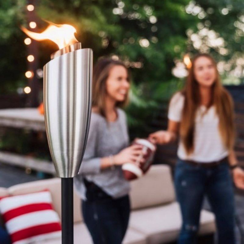 TIKI Stainless Steel Torch - Silver