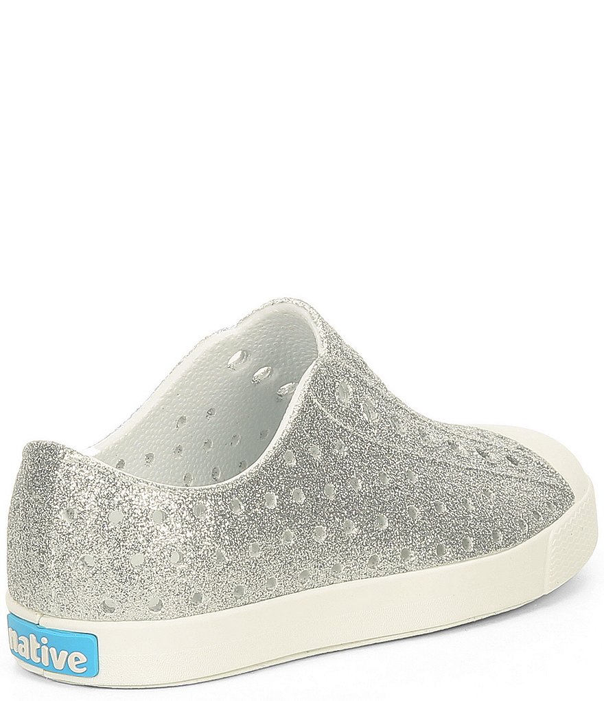 Native Girls' Jefferson Bling Glitter Slip-On Sneakers (Infant)