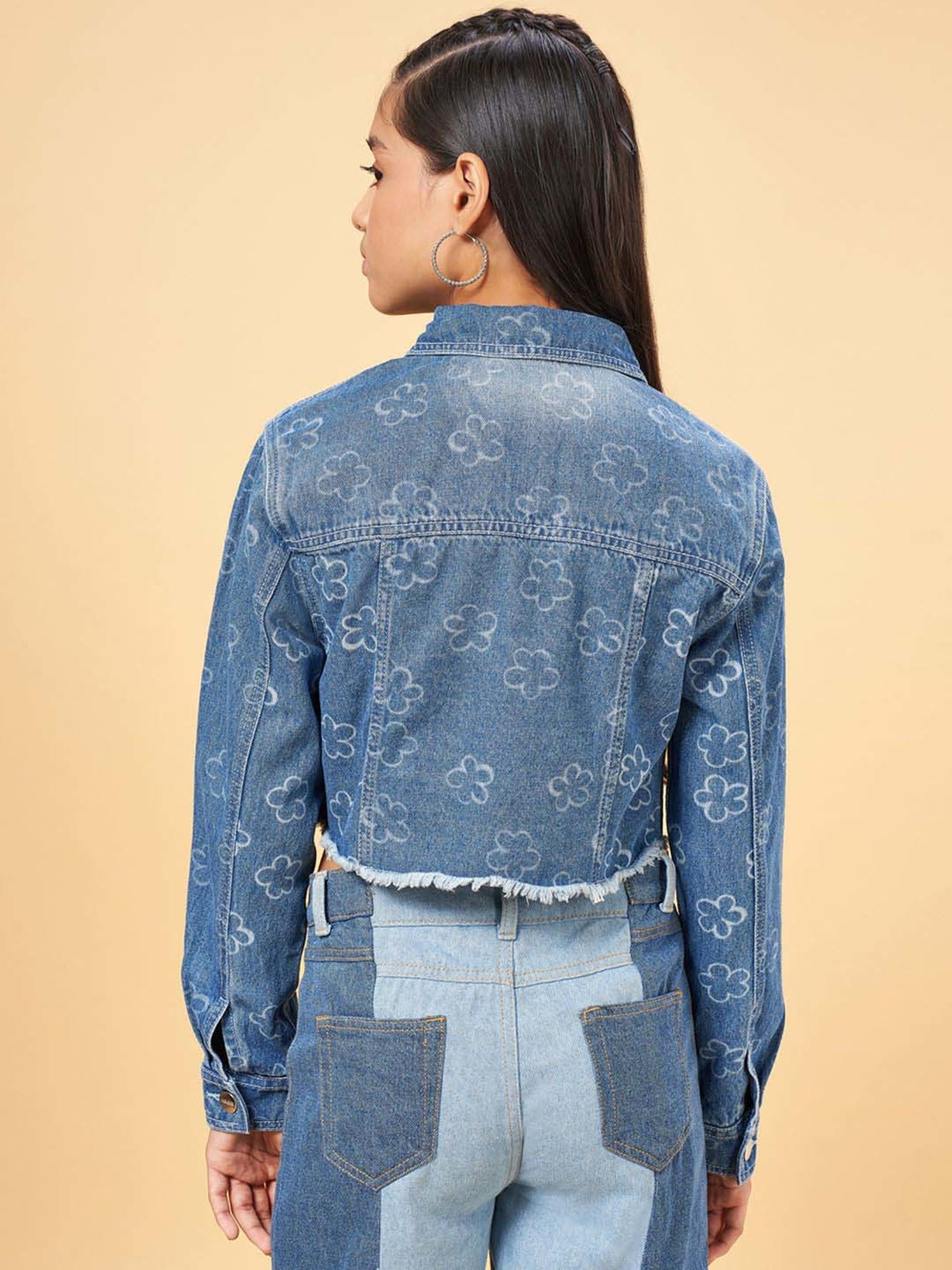 Coolsters by Pantaloons Kids Blue Cotton Printed Full Sleeves Jacket