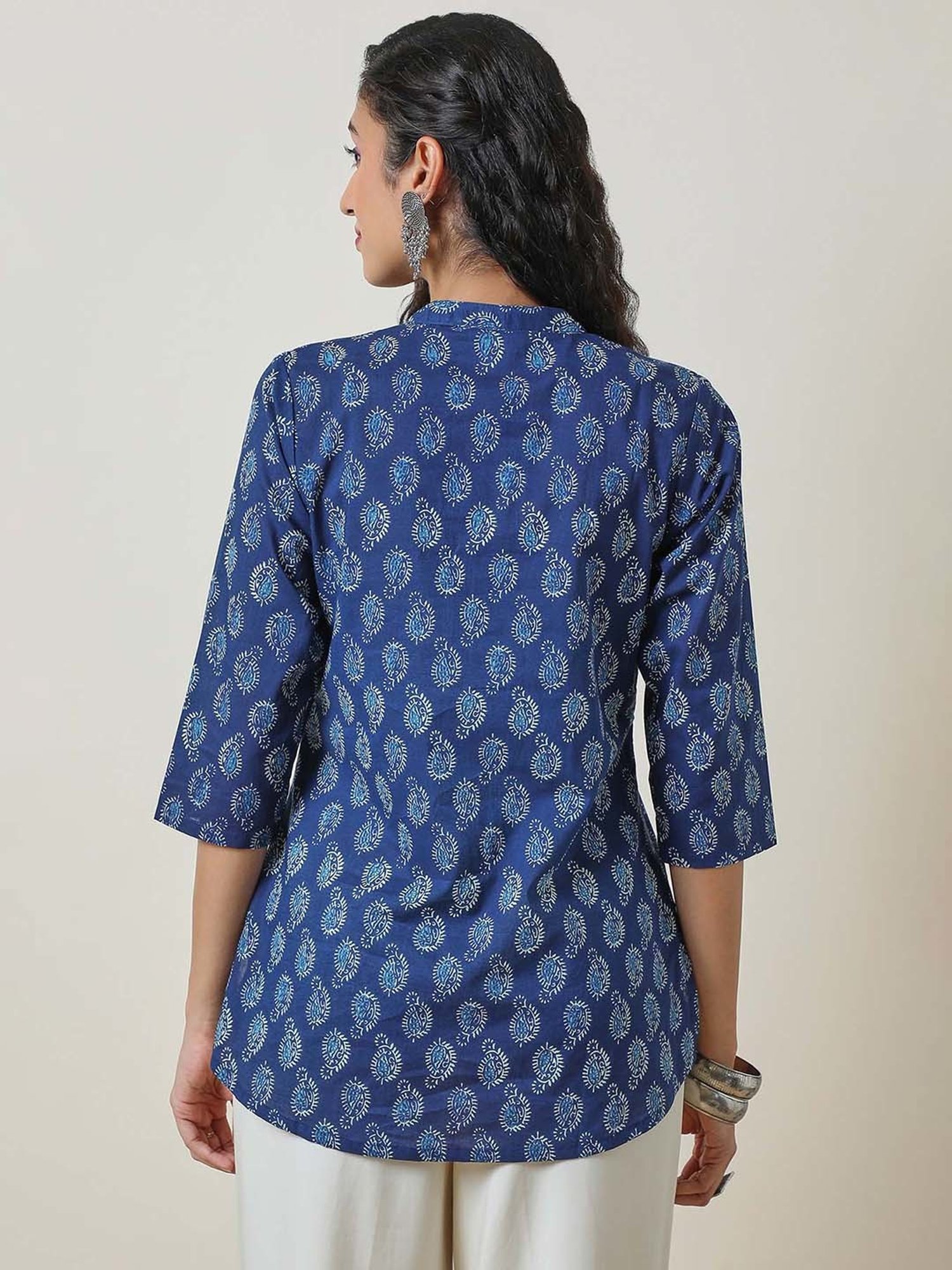 Soch Indigo Printed Tunic