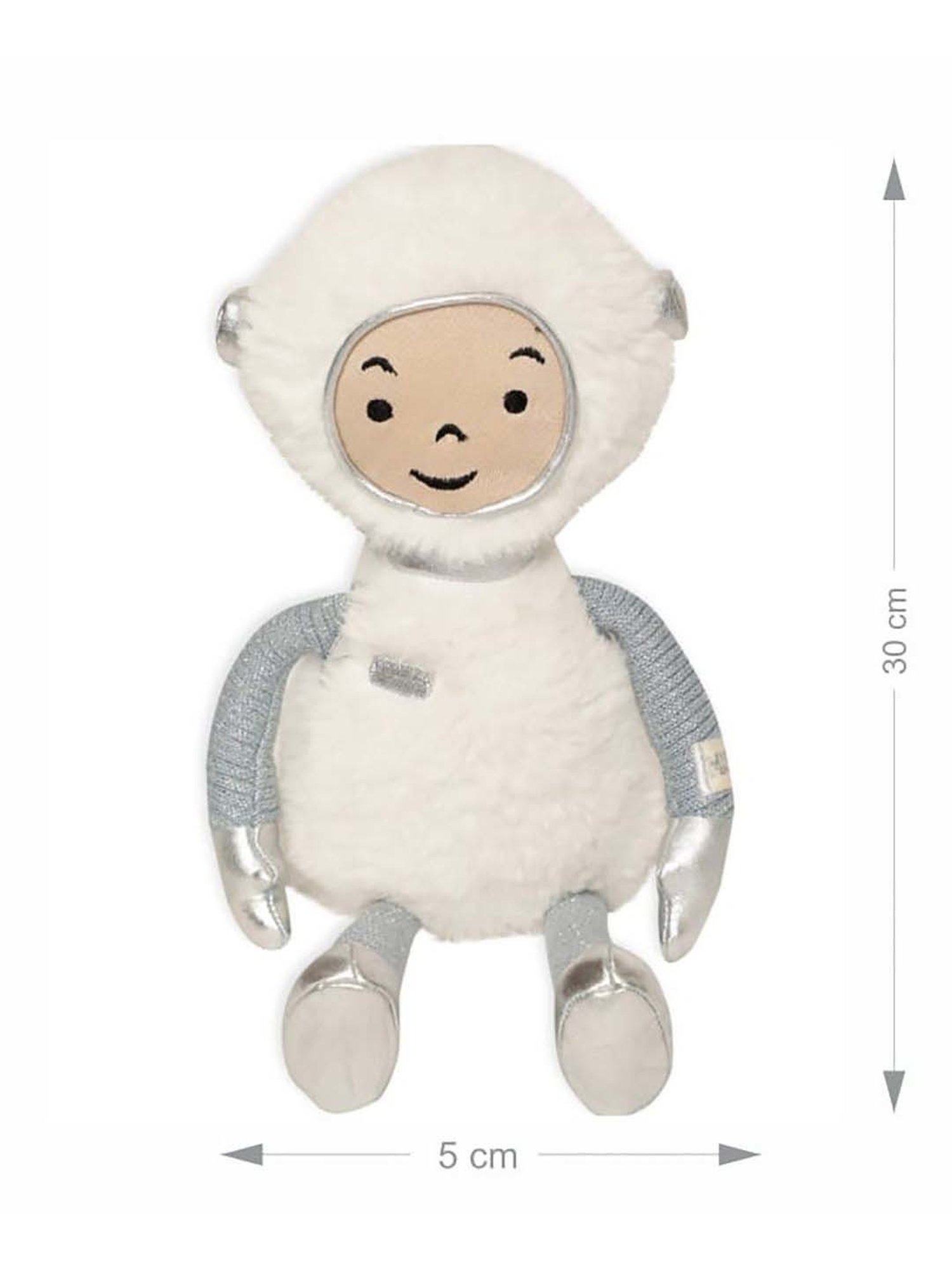 MiArcus Kids White & Grey Mistronaut Soft Toy