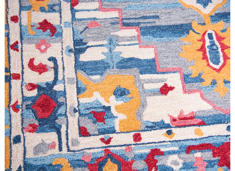 Natural Abstract Tufted Area Rug - (5'x8') - Rizzy Home