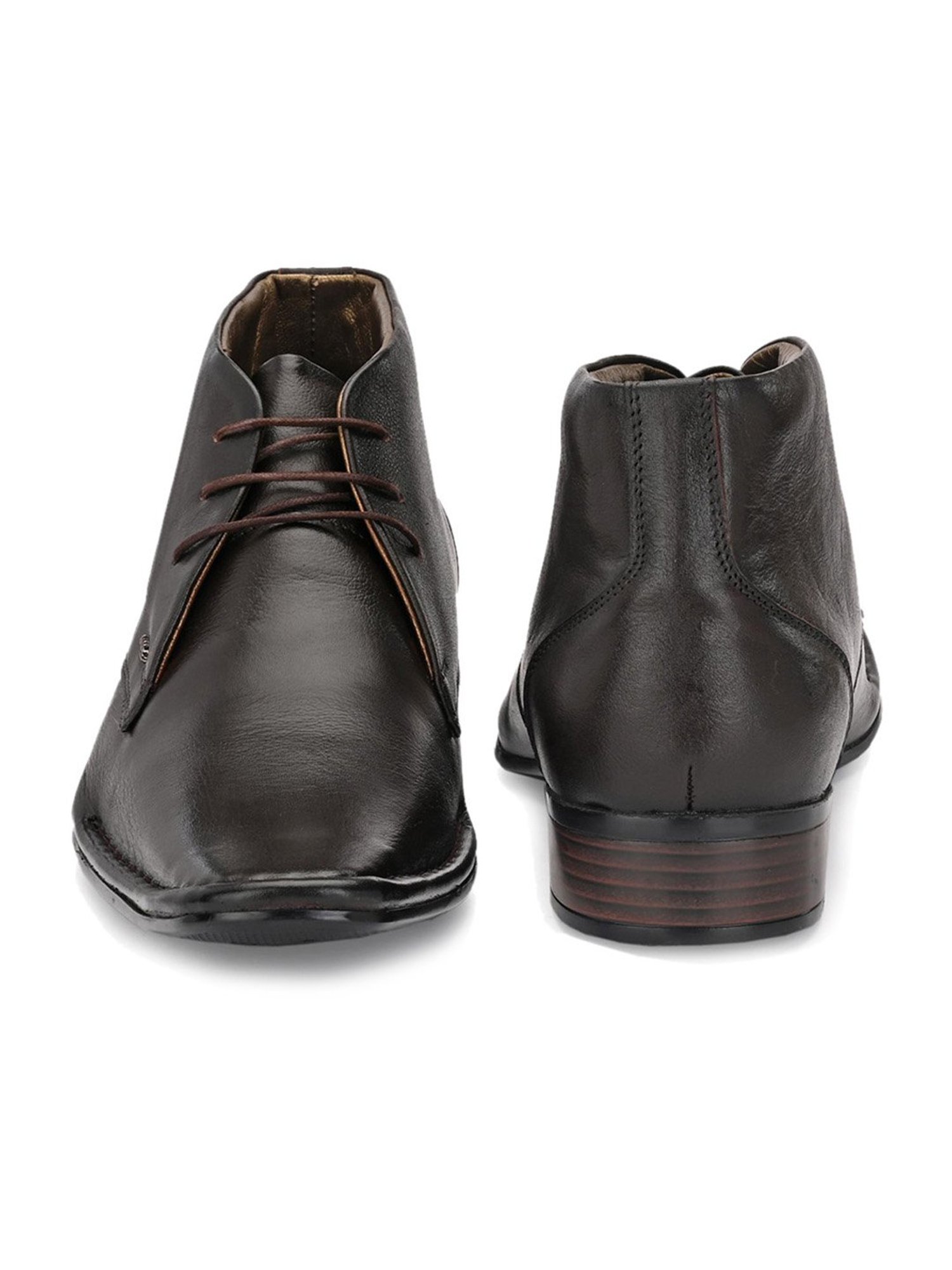 Hitz Men's Brown Chukka Boots