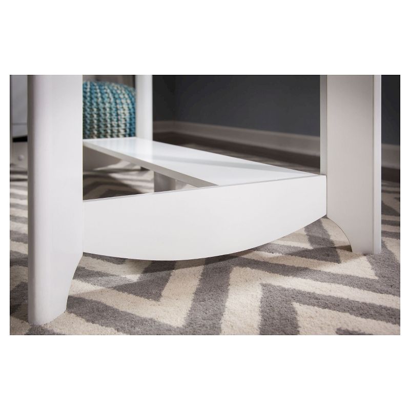 Aero Writing Desk - White - Bush Furniture