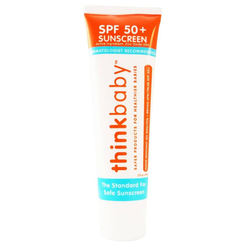 Thinkbaby Mineral Baby Sunscreen 3oz 2pk SPF 50