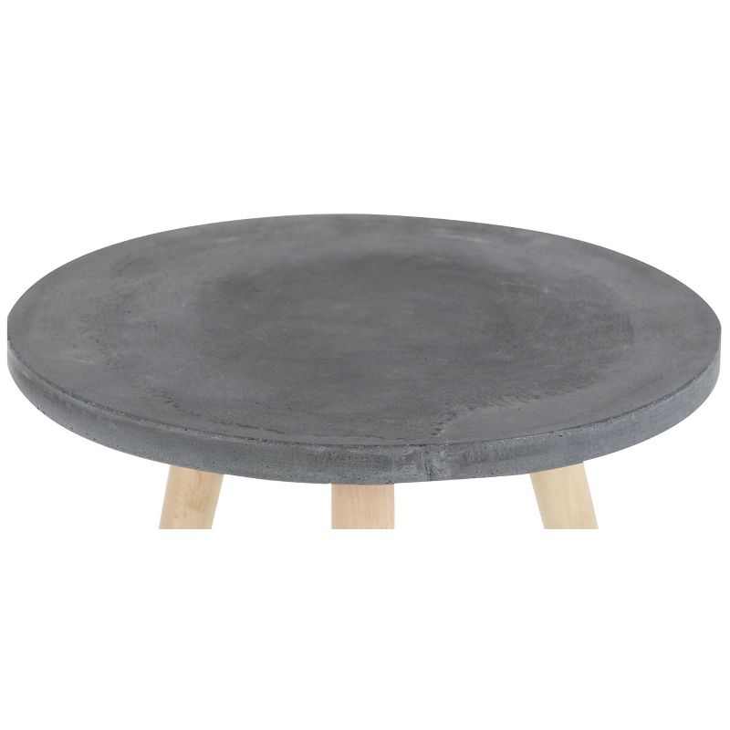 Wood Fiber Clay Patio Accent Table - Olivia & May