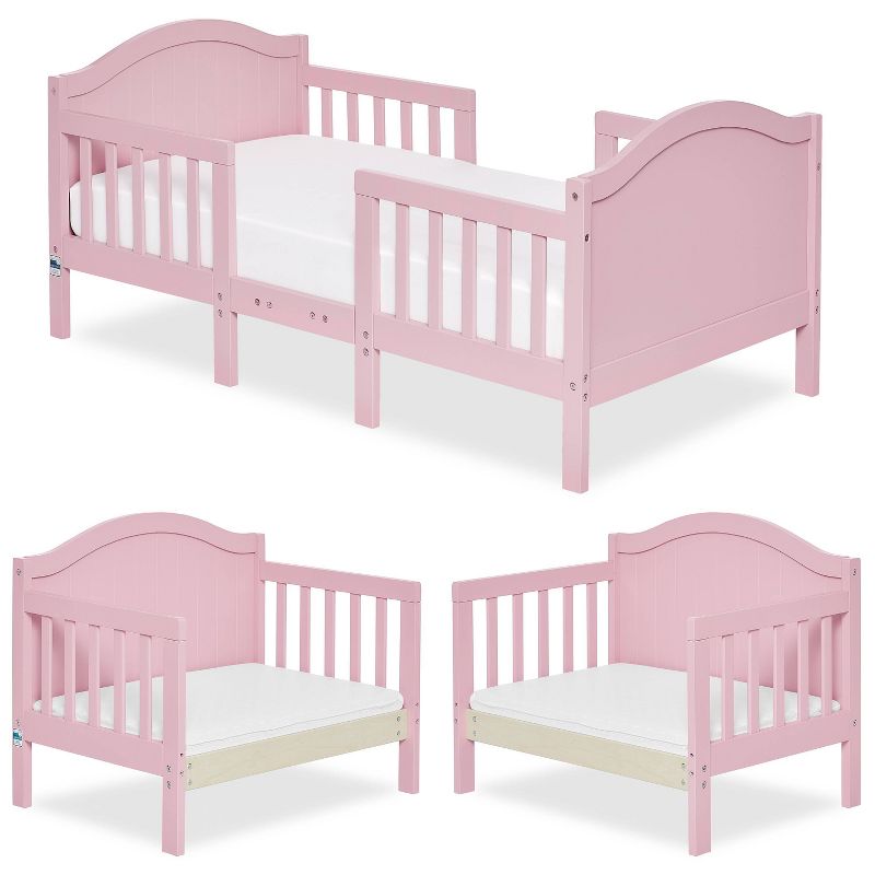 Dream On Me 3-in-1 Convertible Toddler Bed - Pink