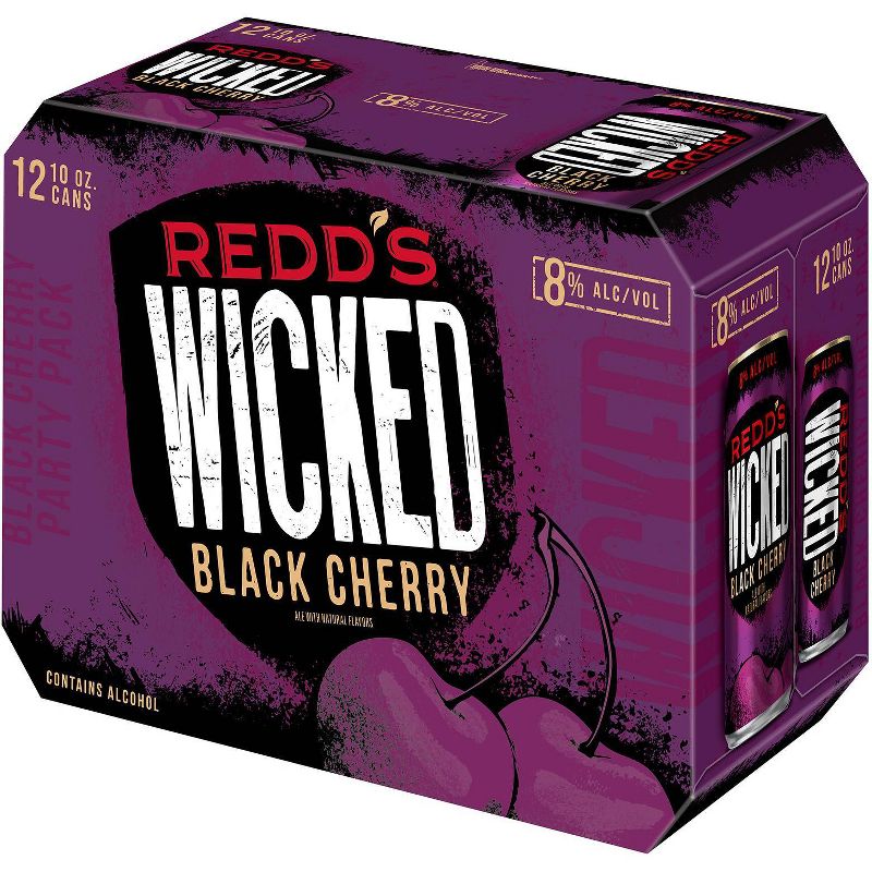 Redd's Wicked Black Cherry Ale - 12pk/10 fl oz Cans