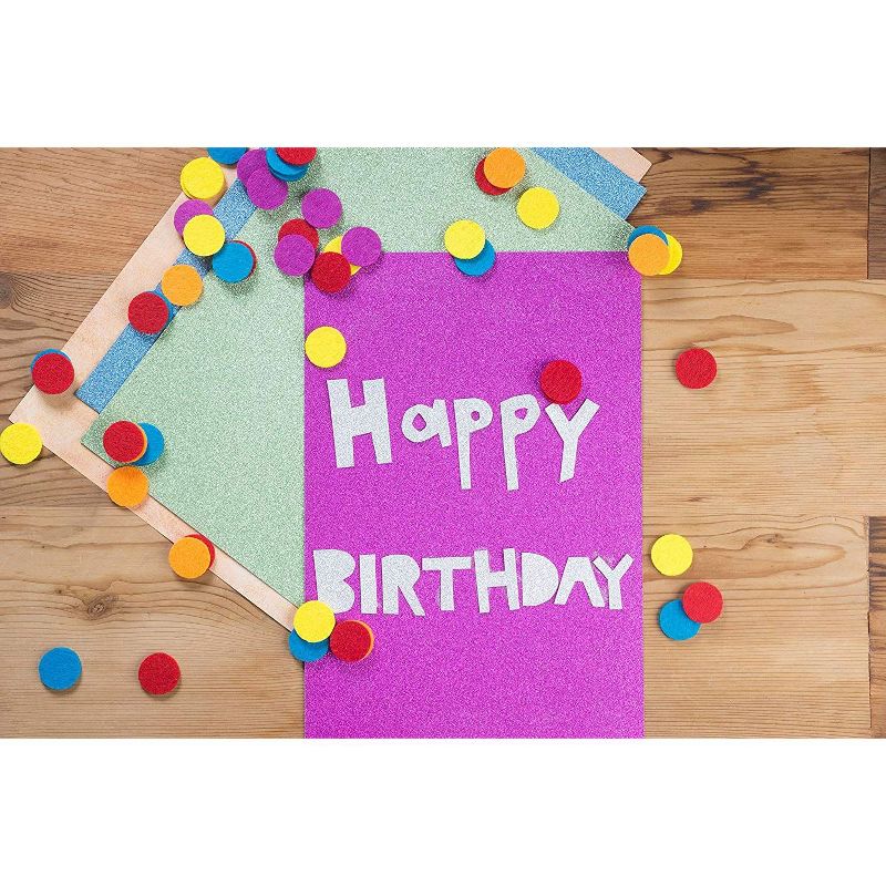 Juvale 1000 Counts Round Felt Circles Embellishments, Felt Ornaments, Arts and Crafts