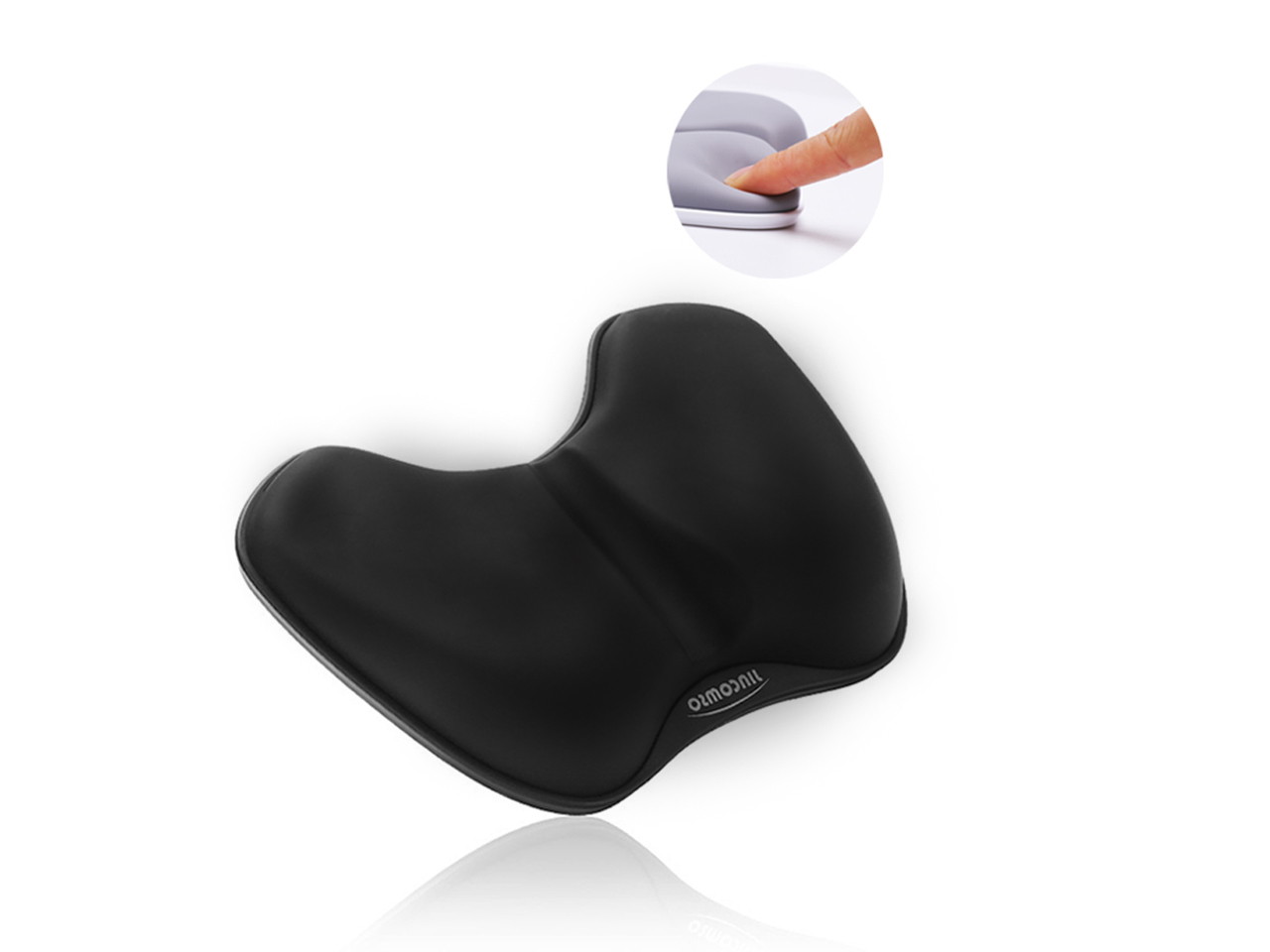 Ergonomic Gaming Mouse Pad Wrist Rest Silicon Gel Memory Foam Streamline Mousepad Support Hand Mat for Game PC Computer Laptop