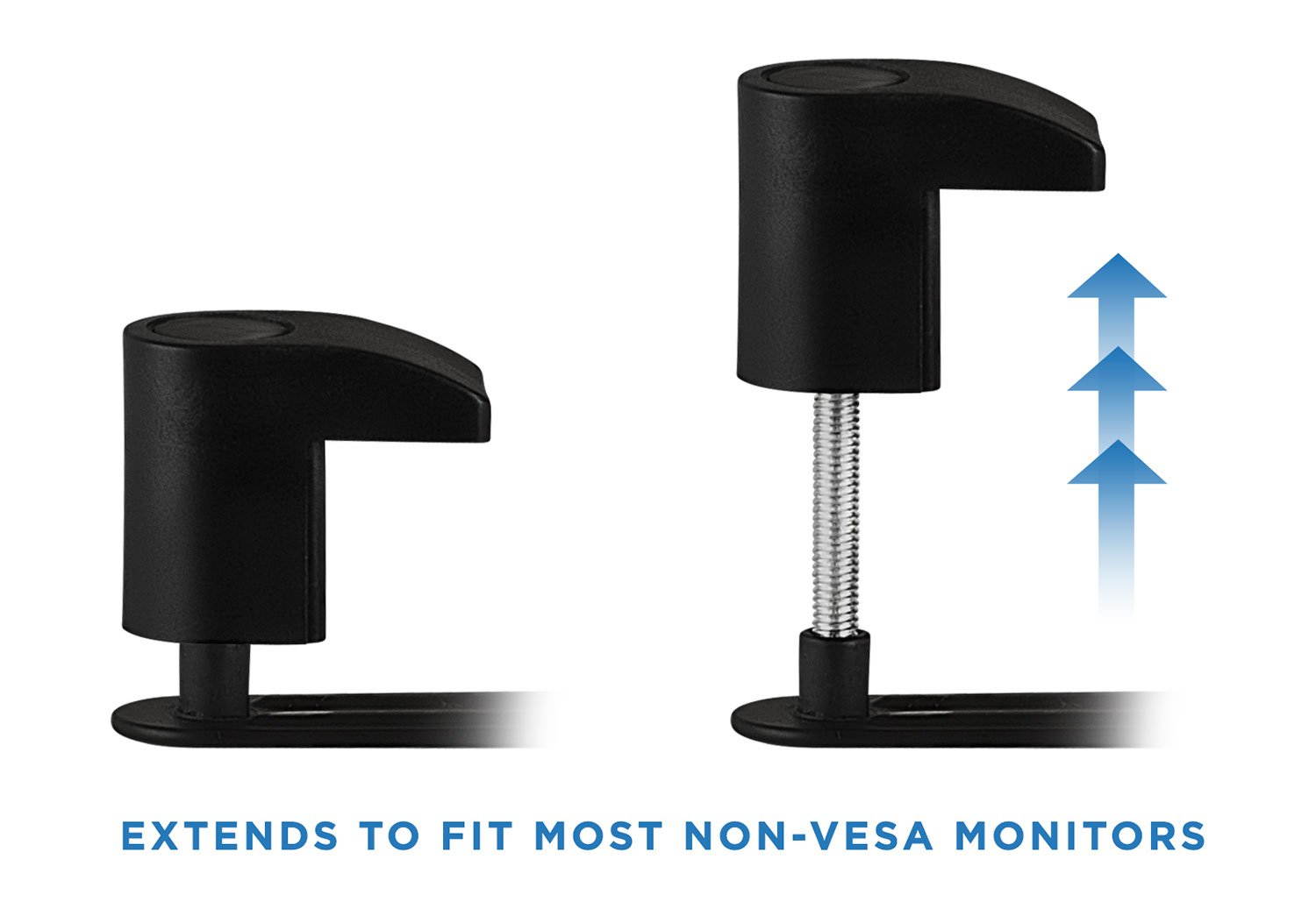 Mount It! VESA Adapter Mount for 13-30 inch | Non VESA Computer Monitors | For VESA Patterns 100x100mm