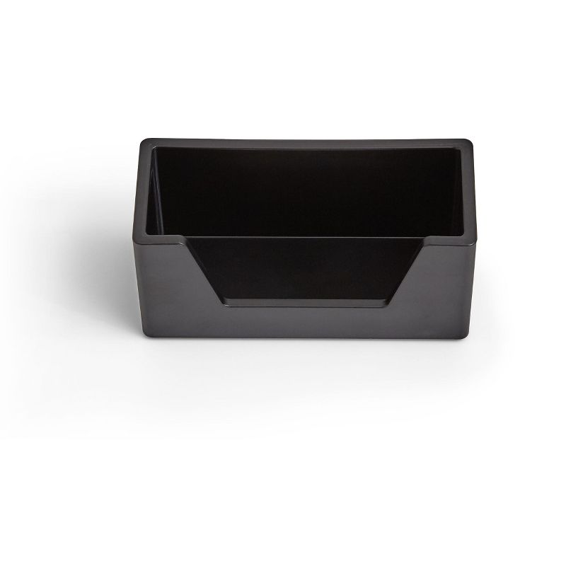 TRU RED Business Card Holder, Black TR55269 