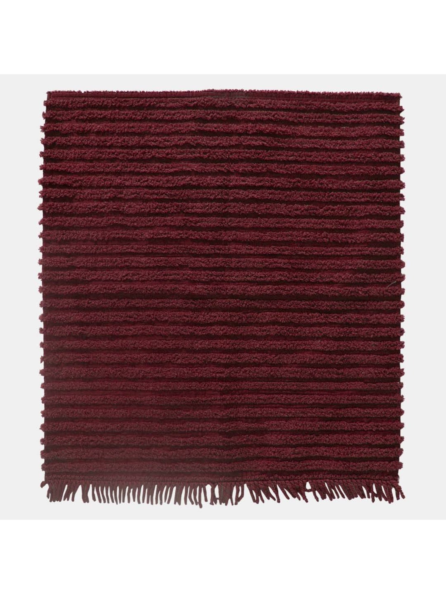 Saral Home Easy Living Maroon Microfiber Axis Sofa Cover Set