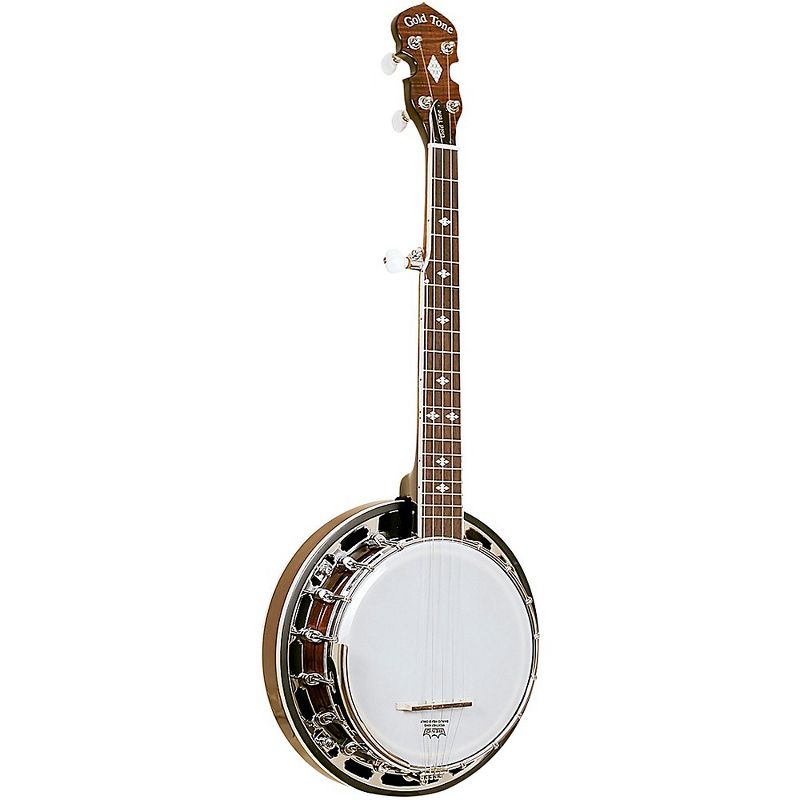 Gold Tone Left-Handed Bluegrass Mini Banjo Vintage Brown