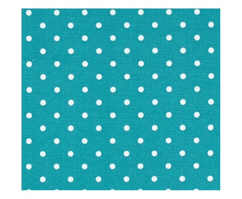 Outdoor Knife Edge Chaise Lounge Cushion In Mini Dots Ocean  - Jordan Manufacturing