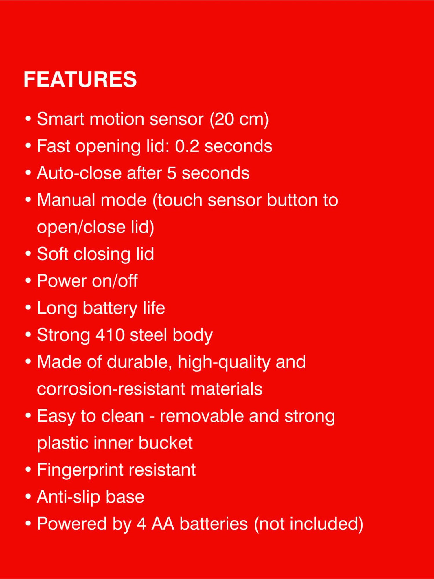 Freelance Black Steel Set of 1 Dustbins