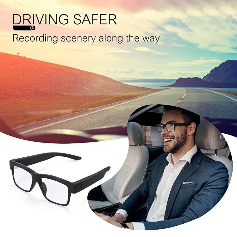 Glasses 1080P SVWSUN Video Glasses Wearable Use for Indoor and Outdoor(Included 32G SD Card)
