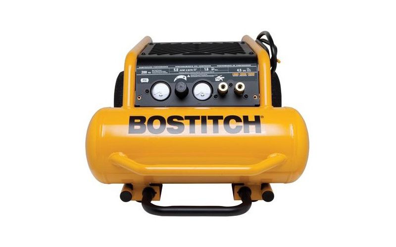 Bostitch CAP1645-OF-R 1.6 HP 4.5 Gallon Oil-Free Hot Dog Air Compressor