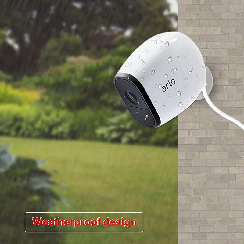 2Pack Weatherproof Outdoor Power Cable with Quick Charge 30 Power Adapter  Power Supply Plug and Power Extension Cord Compatible Arlo Pro amp Pro 2 amp Go Arlo Security Light 10 Feet