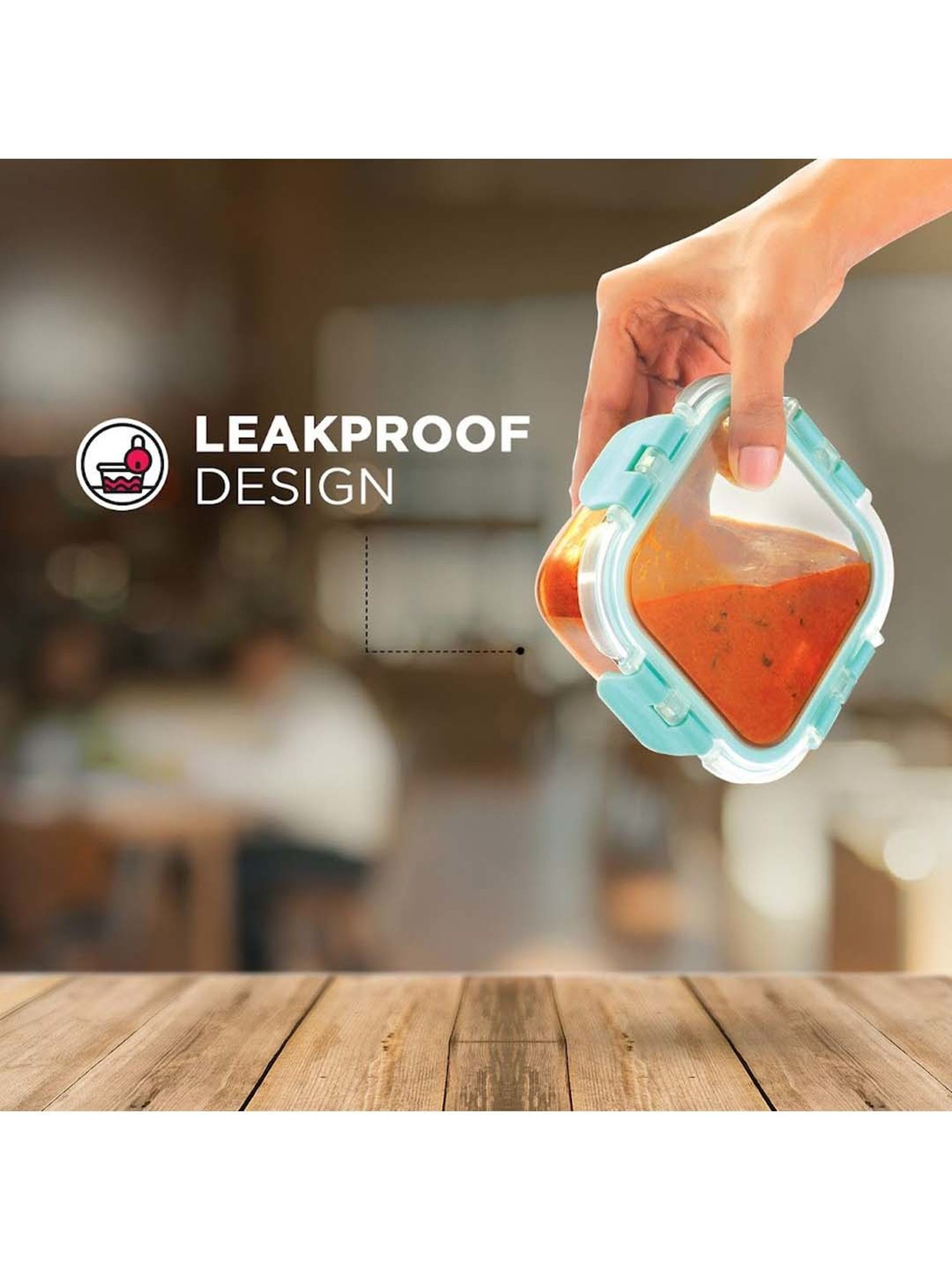 Allo Borosilicate Glass Containers with Lids Microwave Safe Container for Glass Storage Containers