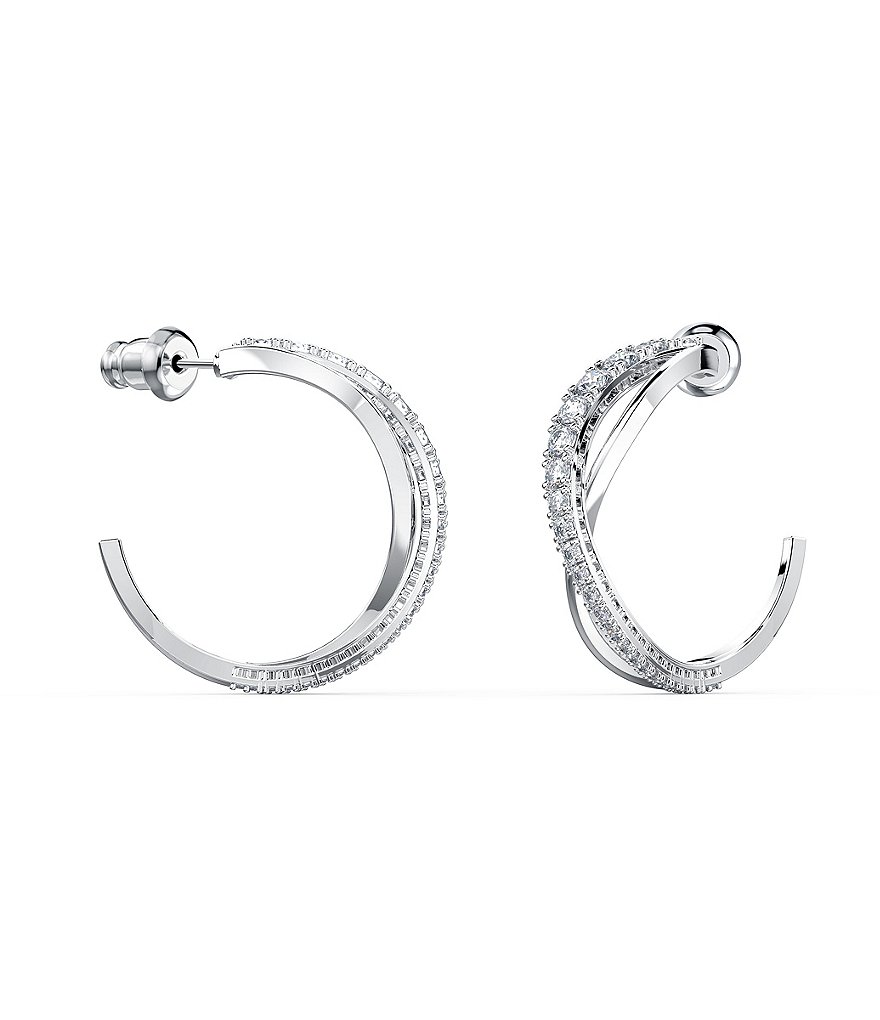 Swarovski Twist Mini Hoop Earrings