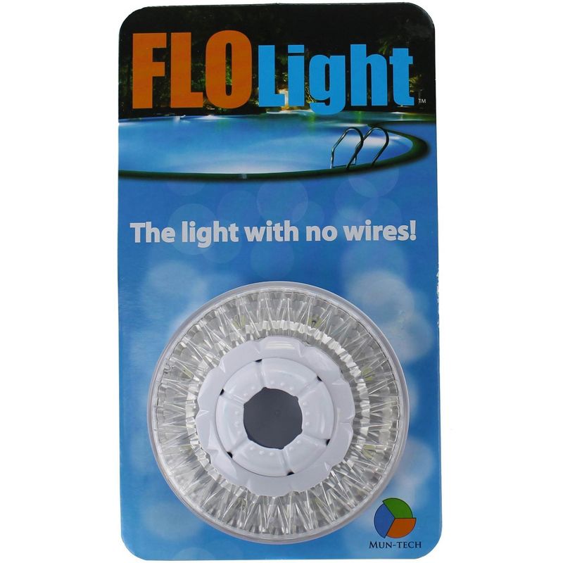LED FLOlight Above Inground Swimming Pool Wireless Flo Light w/ Colored Lens Kit