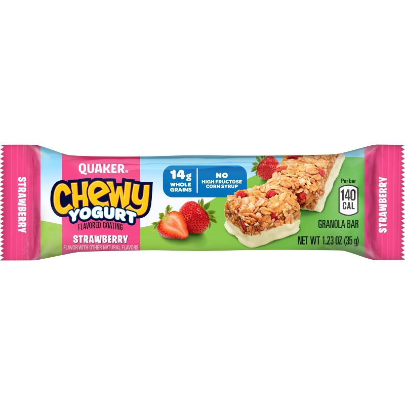 Quaker Chewy Yogurt Strawberry - 6.1oz