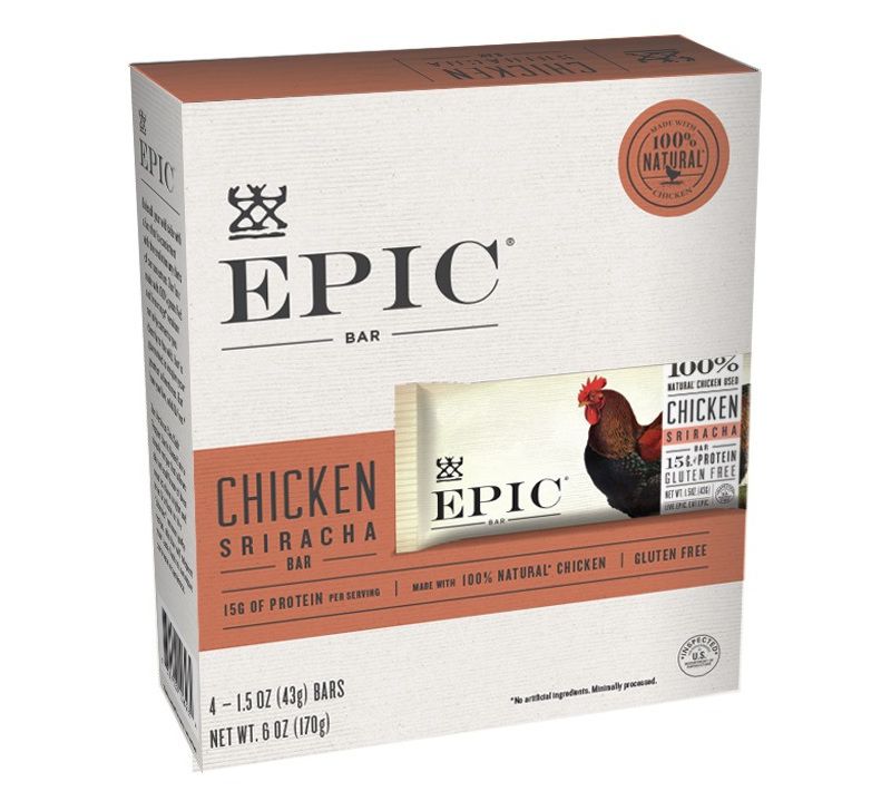 EPIC Chicken Sriracha Nutrition Bar - 6oz 4ct