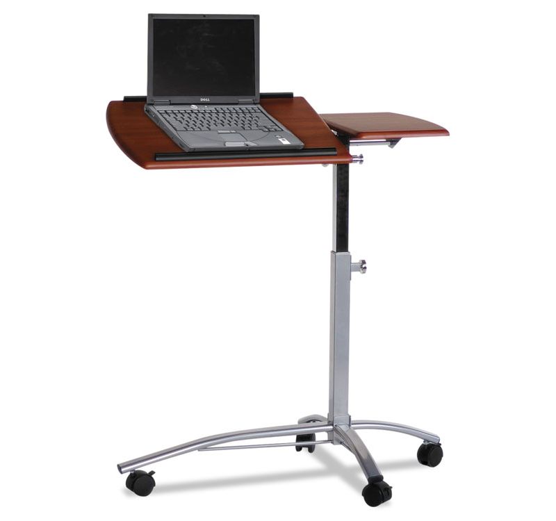 Mayline Eastwinds Laptop Computer Caddy 29-1/2w x 20d x 27 to 38h Medium Cherry 950MEC