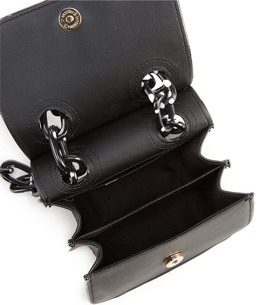 House of Want We Are Original Textured Vegan Leather Shoulder Flap Crossbody Bag