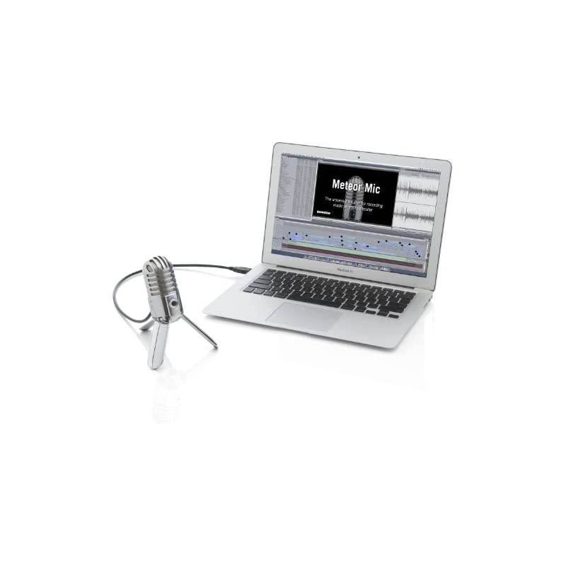 Meteor Mic USB Studio Microphone, Titanium Black/Red - Limited Edition