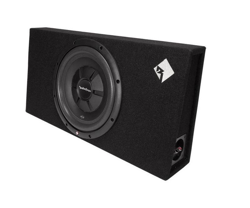 QPower GMC Chevy Crew Cab 2007-2013 Dual 12" Sub Box Enclosure w/ Bedliner Spray