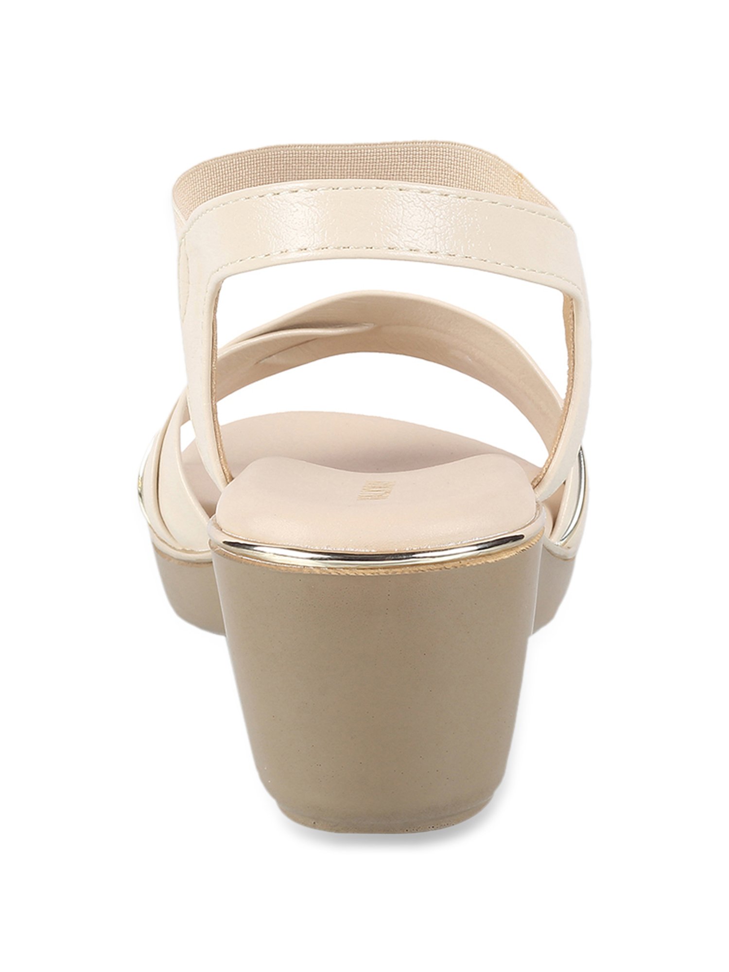 Walkway Women's Nude Pink Ankle Strap Wedges