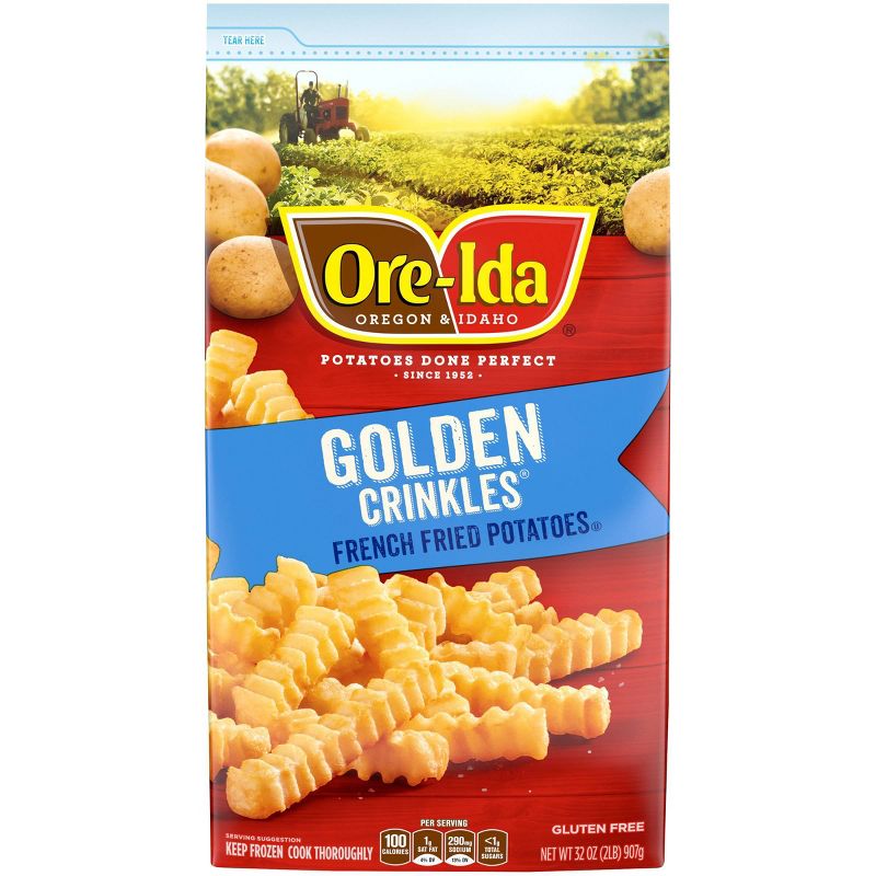 Ore-Ida Golden Crinkles Frozen French Fries - 32oz