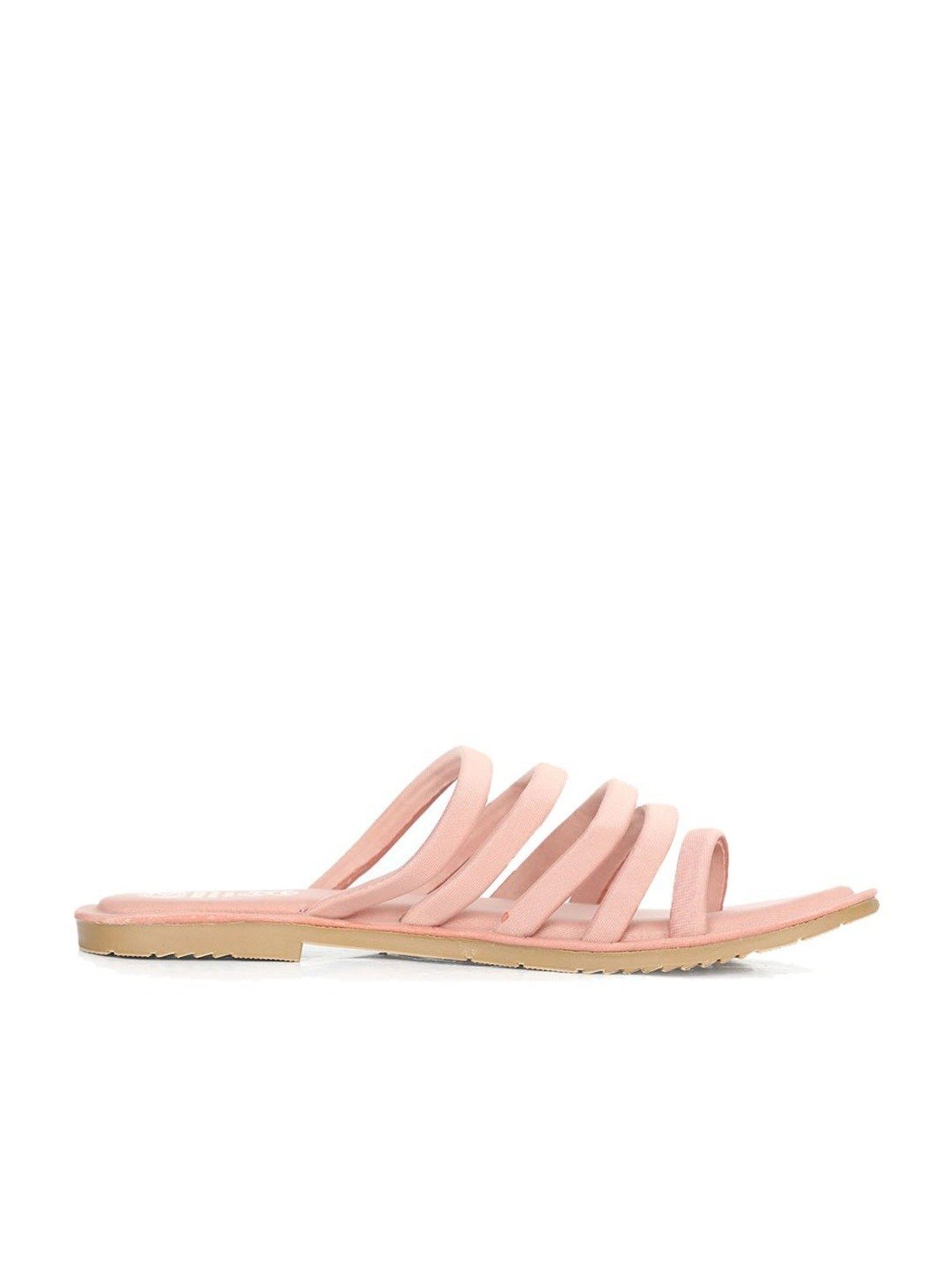 NR by Nidhi Rathi Women's Rose Gold Toe Ring Sandals