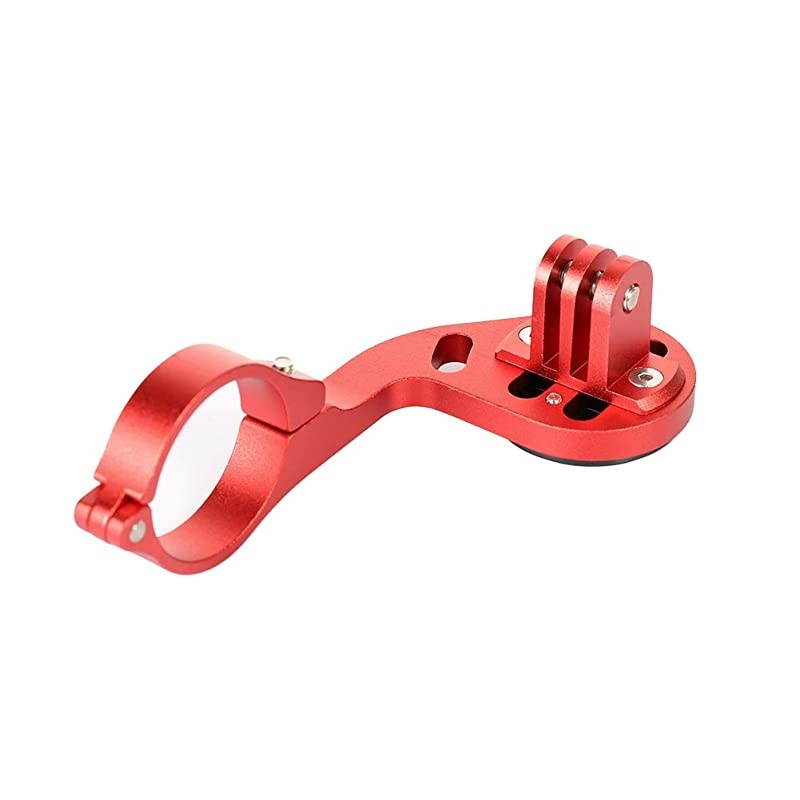 Bike OutFront Mount Bicycle Handlebar Combo Mount for Garmin Bryton Gopro FlashlightCompatible with 318mm 254mm Handlebar red