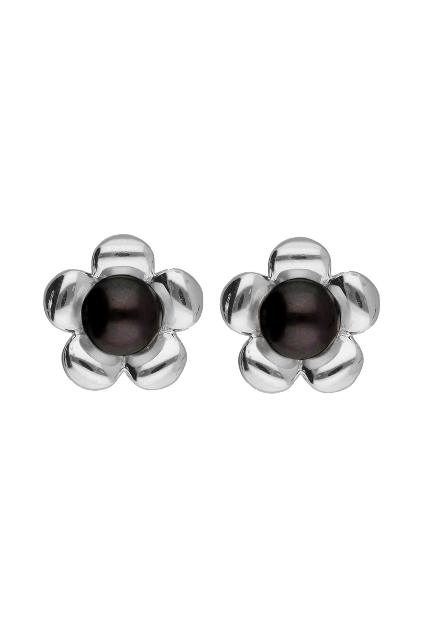 Sri Jagdamba Pearls Flower 92.5 Sterling Silver Earrings