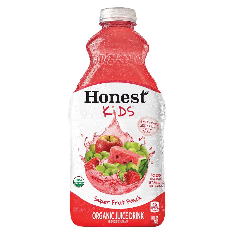 Honest Kids Super Fruit Punch Organic Juice Drink - 59 fl oz Bottle