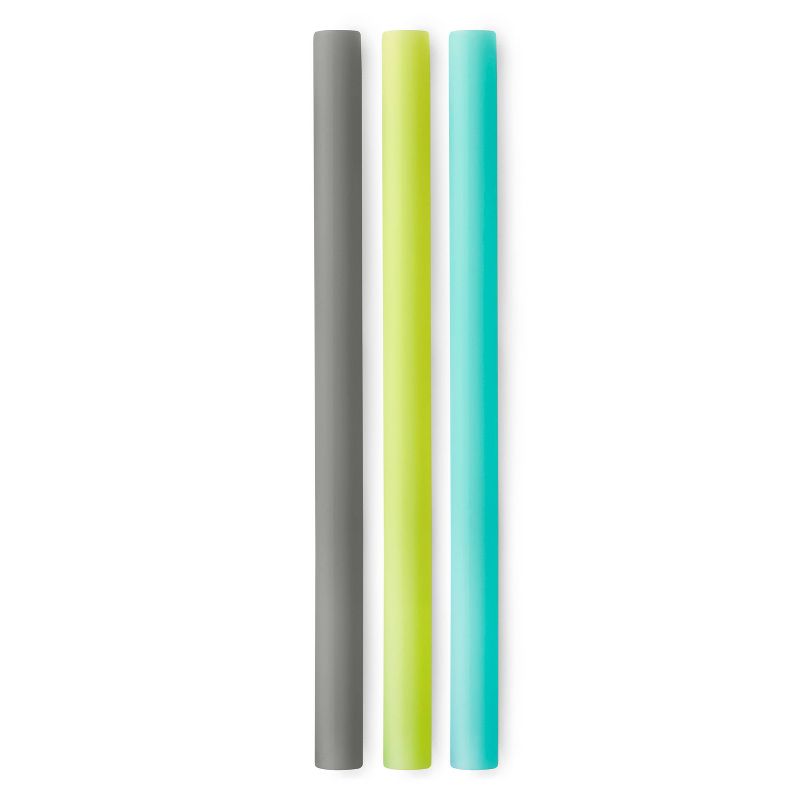 GoSili 8.5" 3pk Silicone Reusable Straws