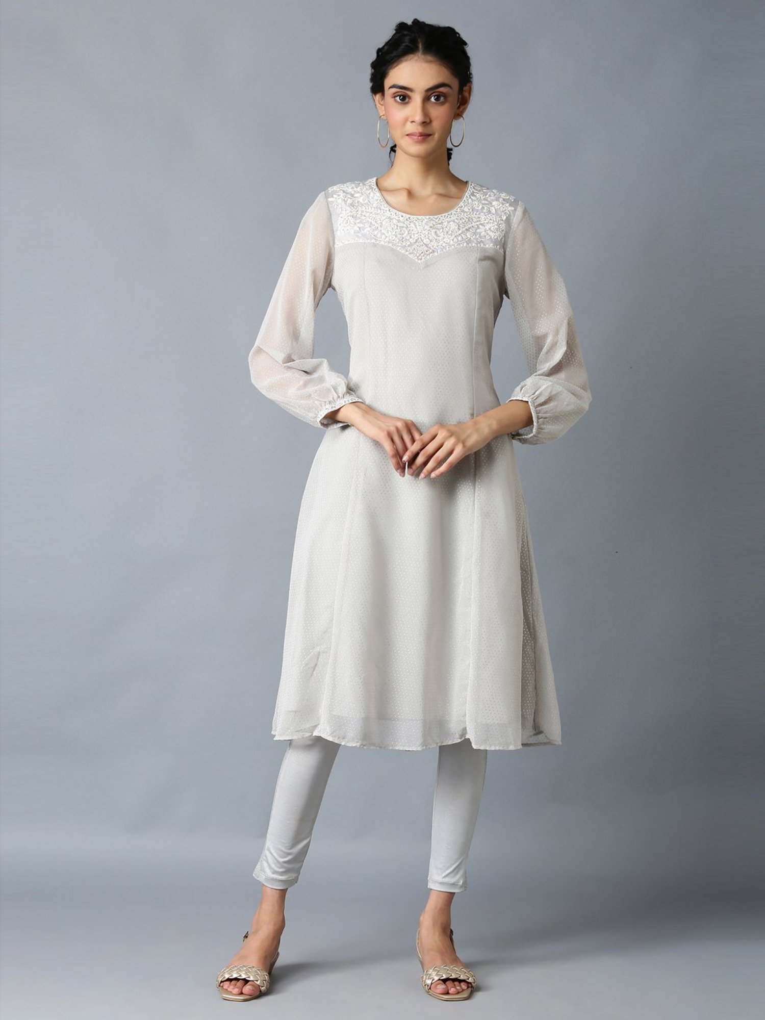 Elleven from Aurelia Silver Geometric Print Leggings