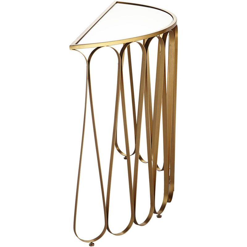 Tella 45 1/8" Wide Gold Console Table
