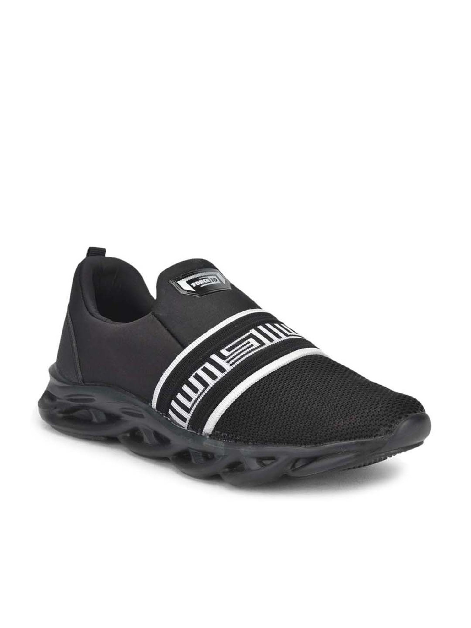 Force 10 by Liberty Men's Black Running Shoes