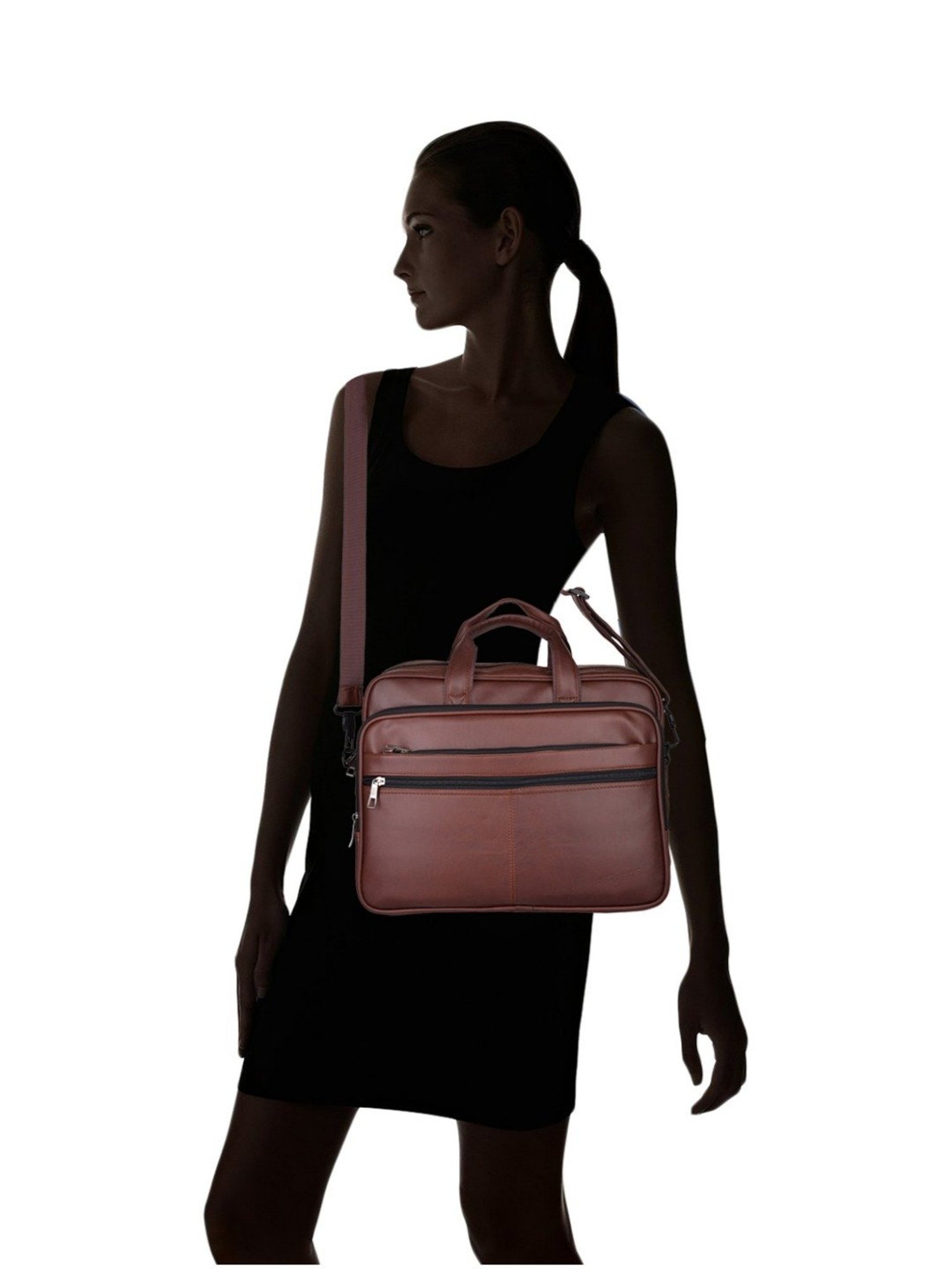 F Gear Hamilton 17 Ltrs Tan Medium Cross Body Bag