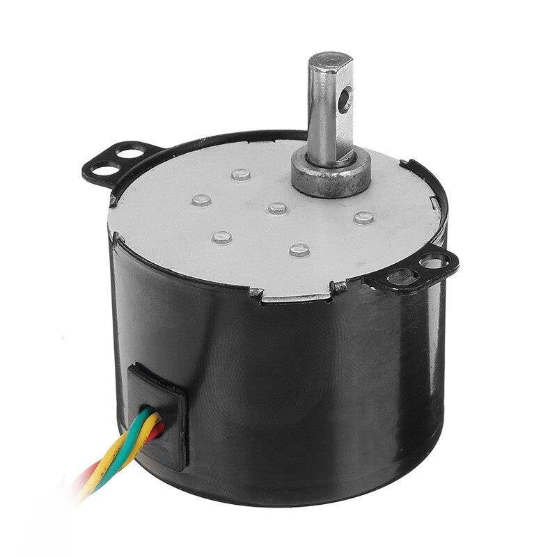 50Ktyz Ac220V 10W 0.5A 2.5R/ Min Permanent Magnet Synchronous Motor Ac Gear Reduction Motor Cw / Ccw